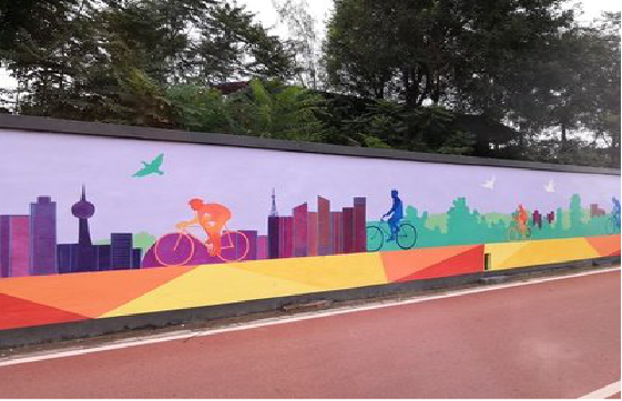 内江墙体彩绘-围墙