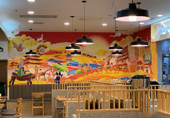 内江商业空间彩绘介绍。