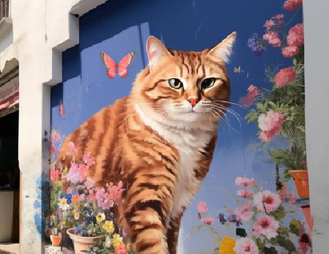 内江自己绘制有个性的手绘墙