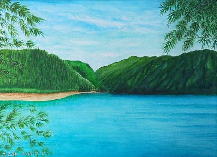 内江在墙绘中，如何绘画绿水青山？