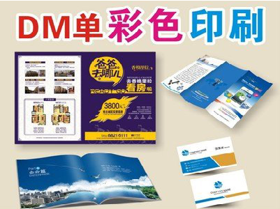 内江单页印刷，色彩搭配简单。