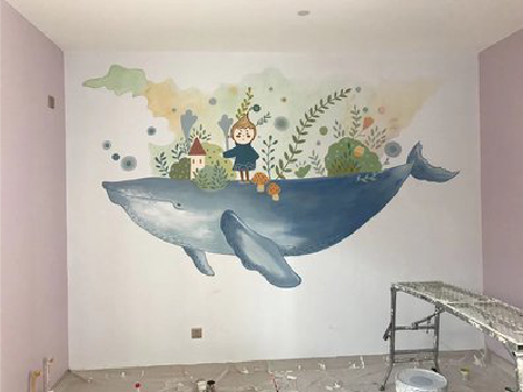 内江手绘墙的特点及优势。