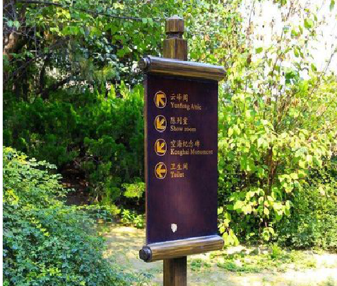 内江标识牌与环境之间有什么关系？